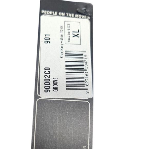 NEW Kappa XL Black Blue Tracksuit Jacket Sport Soccer Warm Up Logo Pants Casual - Picture 5 of 10